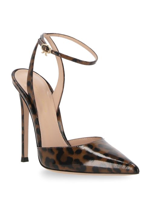 Foliage brown/black pump Gianvito Rossi | G9541611RICNUILEPA